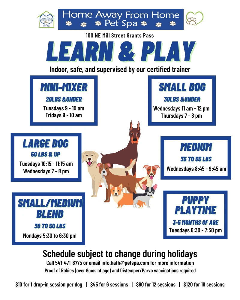 Learn & Play Schedule